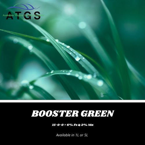 Australias tropical Gardens Supplies, Booster Green - Liquid Nutritional Supplement, available in 1L or 5L
